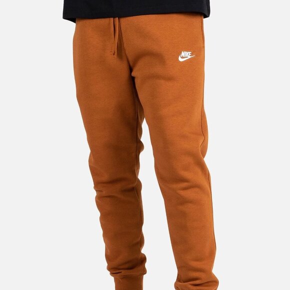 Nike Fleece Jogger Pants in Tawny - Picture 1 of 8